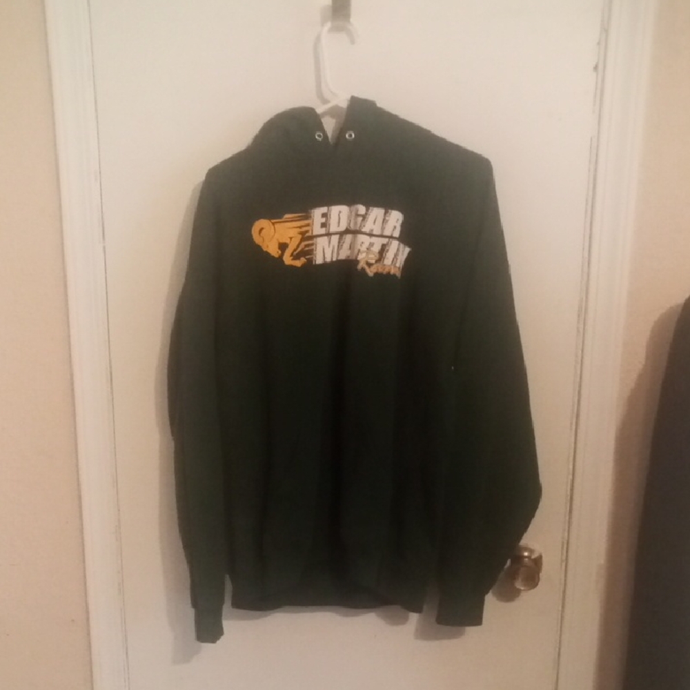 Green Hoodie with Graphic Print